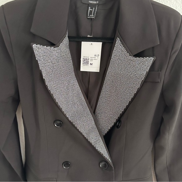 Forever 21 Rhinestone Double-Breasted Blazer Dress - Picture 3 of 6
